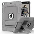 Capa para iPad Rantice Hybrid à prova de choque, robusta, 10,2", cinza+preta