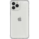Capa para iph 12 pro max clear logo white