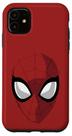 Capa para iPhone 11 Marvel Homem-Aranha Rosto Grande
