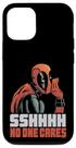 Capa para iPhone 12 Marvel Deadpool Sshhhh Ninguém Se Importa