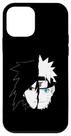 Capa para iPhone 12 Mini Naruto Sasuke Rosto Dividido
