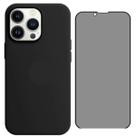 Capa Para iPhone 12 Pro Max Preta Aveludada + Película Privacidade