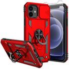 Capa para iPhone 12 SKTGSLAMY vermelha de 16 pés Drop Military Grade