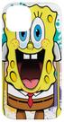 Capa para iPhone 14 Bob Esponja com Estampa de Respingo de Tinta