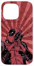 Capa para iPhone 14 Pro Max Marvel Deadpool Mãos em Coração