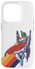 Capa para iPhone 14 Pro STAR WARS Boba Fett Arco-Íris Retrô