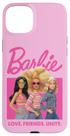 Capa para iPhone 15 Plus - Barbie Love, Friends, Unity