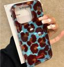 Capa para iPhone 15 Pro Max inewateri TPU Estampa de Onça