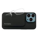 Capa para iPhone 15 Pro para óculos de leitura ThinOptics Slimline 44 mm +2