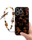 Capa para iPhone 16 Pro Jzzeuose Estampa de Onça com Pulseira Charmosa Capa para iPhone 16 Pro Jzzeuose Estampa de Onça com Pulseira Charmosa