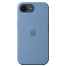Capa para iPhone 16e de Silicone Azul-inverno - Apple - MD3Q4ZM/A