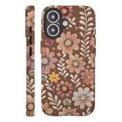 Capa para iPhone 17 6,3" Floral à prova de choque caqui VSANT Capa para iPhone 17 6,3" Floral à prova de choque caqui VSANT