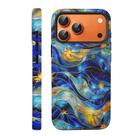 Capa para iPhone 17 Pro Max 6,9" Azul e Dourado VSANT