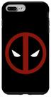 Capa para iPhone 7 Plus Marvel Deadpool Logo Minimalista