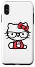 Capa para iPhone Xs Max Hello Kitty com Óculos Nerd