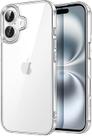 Capa para iPhonee 16 6,1 Polegadas, Case Protetora de Telefone à Prova de Choque, Anti-Amarelecimento, Capinha Parte Tra