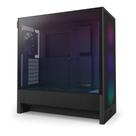 Capa para jogos para PC NZXT H5 Flow RGB 2024 ATX Mid-Tower preta