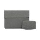 Capa Para Laptop De 13-16 Polegadas Para MacBook Air pro Em Couro PU Com Compartimento Para Mouse