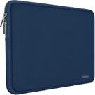 Capa para laptop Naukay, neoprene de 15,6 polegadas, azul escuro