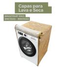 Capa para lava e seca brastemp 10kg bnc10as- bno10as impermeável flex