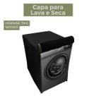 Capa para lava e seca hisense 11kg wd3s11 impermeável flex Capa para lava e seca hisense 11kg wd3s11 impermeável flex