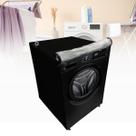 Capa para lava e seca midea 11kg preta transparente