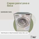 Capa para lava e seca samsung 14kg transparente