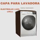 Capa para lavadora electrolux 11kg lfe11 transparente flex