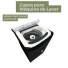 Capa para lavadora midea 15kg wave agitator impermeável flex Capa para lavadora midea 15kg wave agitator impermeável flex