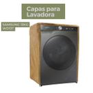 Capa para lavadora samsung 13kg wd13t transparente flex