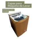 Capa para lavadora samsung 23kg wa23b impermeável flex