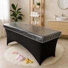 Capa Para Maca Impermeável PVC Cristal Transparente Reforçado com Viés Proteção para Maca de Massagem, Spa, Clínica, Estética, Tatuagem Capa Para Maca Impermeável PVC Cristal Transparente Reforçado com Viés Proteção para Maca de Massagem, Spa, Clínica, Estética, Tatuagem