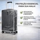 Capa para Mala de Bordo 10kg Transparente em PVC Protetora Contra Riscos e Sujeira