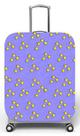 Capa para mala de viagem G, medidas max C48x A75 x P29cm Estampa Roxo com Estrelas Amarelas Capa para mala de viagem G, medidas max C48x A75 x P29cm Estampa Roxo com Estrelas Amarelas
