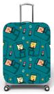 Capa para mala de viagem G, medidas max C48x A75 x P29cm Retro Game Arcade fofo Capa para mala de viagem G, medidas max C48x A75 x P29cm Retro Game Arcade fofo