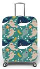Capa para mala de viagem P Onboard, medidas max C35x A55 x P23cm Baleia e Foca Oceano Capa para mala de viagem P Onboard, medidas max C35x A55 x P23cm Baleia e Foca Oceano