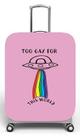 Capa para mala de viagem P Onboard, medidas max C35x A55 x P23cm Estampa Nave LGBT Capa para mala de viagem P Onboard, medidas max C35x A55 x P23cm Estampa Nave LGBT