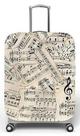Capa para mala de viagem P Onboard, medidas max C35x A55 x P23cm Estampa Partitura Musical Capa para mala de viagem P Onboard, medidas max C35x A55 x P23cm Estampa Partitura Musical