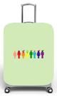 Capa para mala de viagem P Onboard, medidas max C35x A55 x P23cm Estampa Pessoas 2 LGBT Capa para mala de viagem P Onboard, medidas max C35x A55 x P23cm Estampa Pessoas 2 LGBT