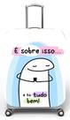 Capa para mala de viagem P Onboard, medidas max C35x A55 x P23cm Flork é sobre isso e ta tudo bem