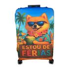 Capa Para Mala Viagem Bagagem Segura Estanpada Pet Cachorro