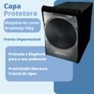Capa para máquina de lavar abertura frontal brastemp 15kg impermeável