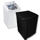 Capa Para Maquina De Lavar Eletrolux Brastemp Consul Colormaq 9kg 10kg 12kg 13kg 15kg 17kg...
