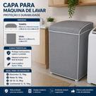 Capa Para Maquina De Lavar Pvc Cinza Tamanho G Com Tampa Impermeavel Para Electrolux Ge Continental Capa Para Maquina De Lavar Pvc Cinza Tamanho G Com Tampa Impermeavel Para Electrolux Ge Continental