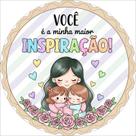 Capa Para Mini Painel Redondo 50cm Com Elástico Dia das Mães 2026 Delicada Veste Fácil Decoração