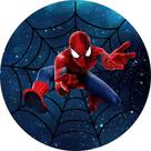 Capa Para Mini Painel Redondo Festa Menino Aranha Herói da Teia Infantil Decoração Mesa