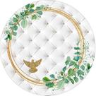 Capa Para Mini Painel Redondo Helanca Premium 50x50cm Elástico Tema Batizado Anjinho Bebê Religioso Capa Para Mini Painel Redondo Helanca Premium 50x50cm Elástico Tema Batizado Anjinho Bebê Religioso