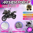 Capa para Moto BMW R1200gs 100% Forrada Forro Total Armada Force 100% Impermeável Forro Total Protege Sol Chuva Poeira Lona Proteção Automotiva