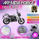 Capa para Moto DAFRA NEXT 250 100% Forrada Forro Total Armada Force 100% Impermeável Forro Total Protege Sol Chuva Poeira Lona Proteção Automotiva