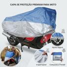 Capa Para Moto Forrada Impermeável Térmica Sol Chuva